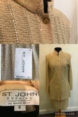 St. John Gold 2pc Suit_image