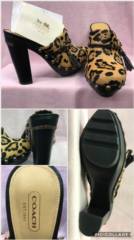 NEW Coach Leopard Clogs_image