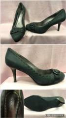 Suede Coach Heels_image