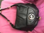 Michael Kors Large Black Leather Handbag_image